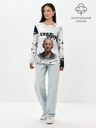 Лонгслив женский. Хлопок / ЧЕСТЕР | ЛИНКИН ПАРК
