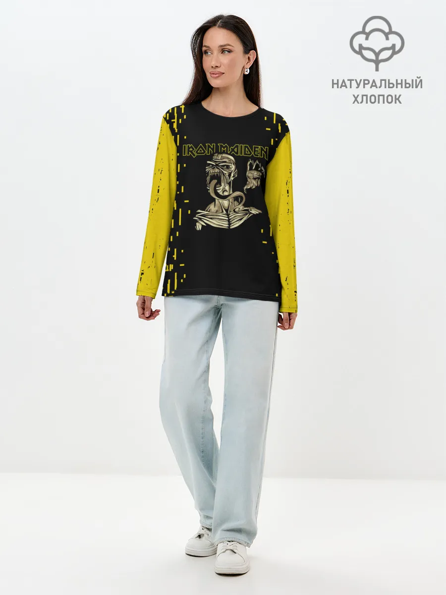 Лонгслив женский. Хлопок / IRON MAIDEN | АЙРОН МЕЙДЕН