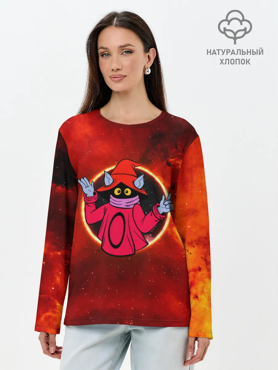 Лонгслив женский. Хлопок / COSMO ORKO | ВОЛШЕБНИК ОРКО