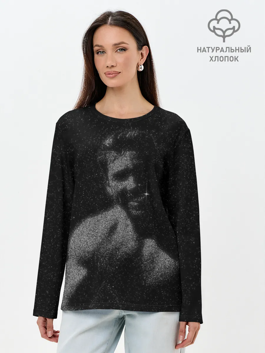 Лонгслив женский. Хлопок / Billy Space Star
