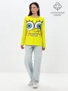 Лонгслив женский. Хлопок / Губка БОБ
