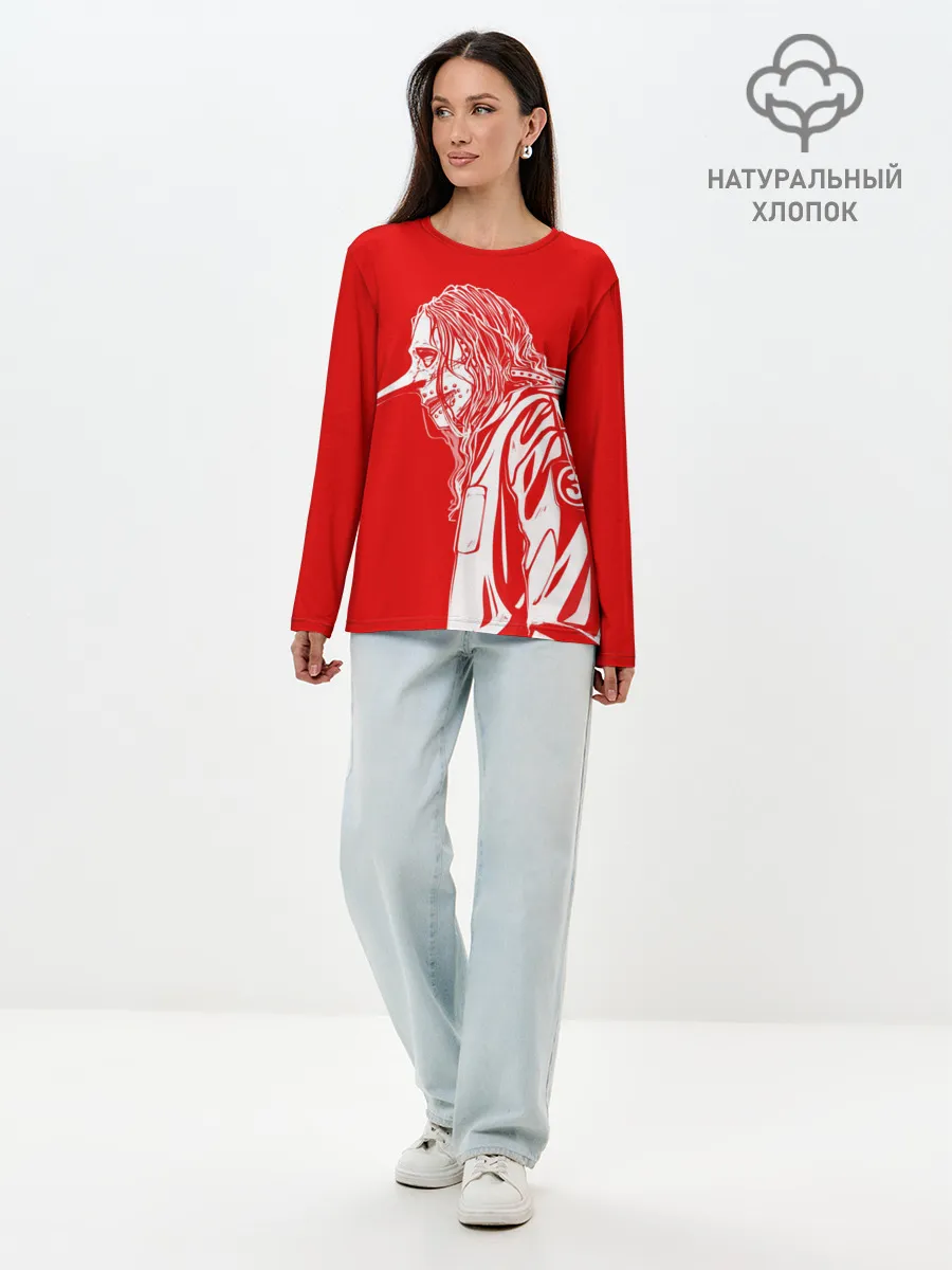 Лонгслив женский. Хлопок / Крис Фен