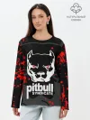 Лонгслив женский. Хлопок / PITBULL SYNDICATE / ПИТБУДЬ