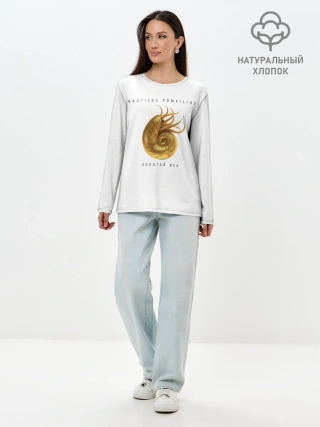 Лонгслив женский. Хлопок / Nautilus Pompilius ЗОЛОТОЙ ВЕК