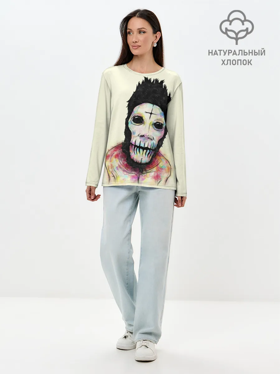 Лонгслив женский. Хлопок / Уэс
