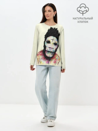 Лонгслив женский. Хлопок / Уэс