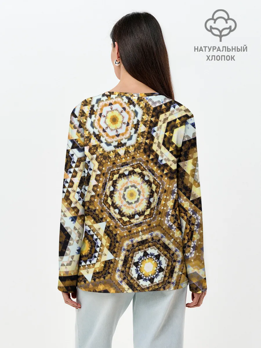 Лонгслив женский. Хлопок / Калейдоскоп детства