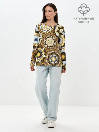 Лонгслив женский. Хлопок / Калейдоскоп детства