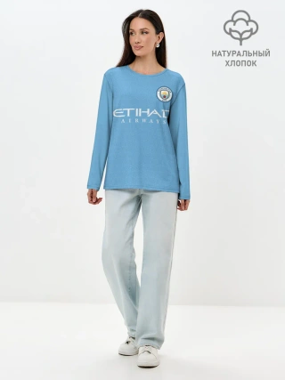 Лонгслив женский. Хлопок / Джек Грилиш Манчестер Сити