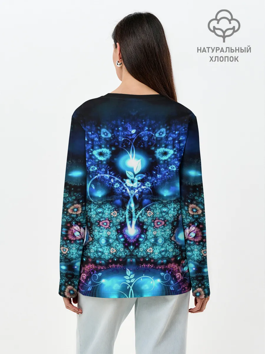 Лонгслив женский. Хлопок / Источник жизни