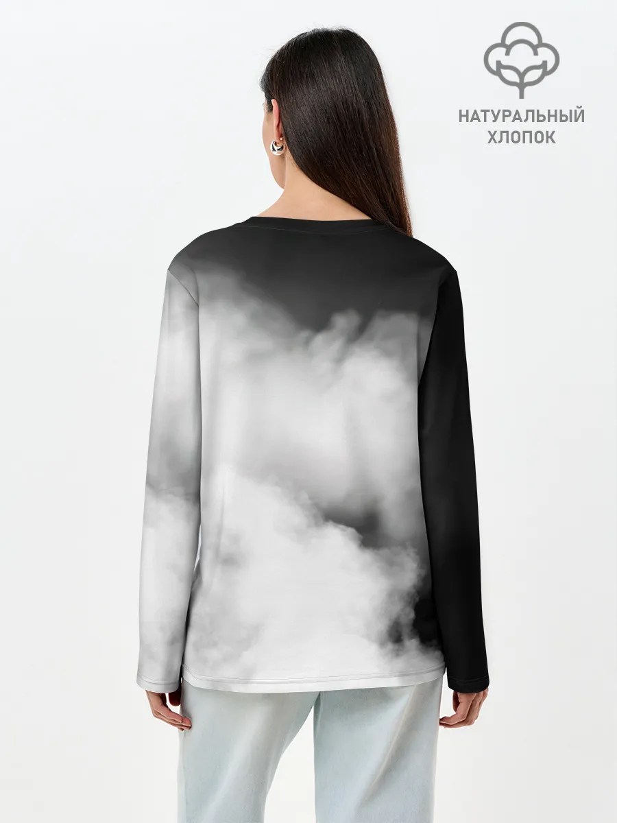 Лонгслив женский. Хлопок / Вячеслав Бутусов Наутилус Помпилиус