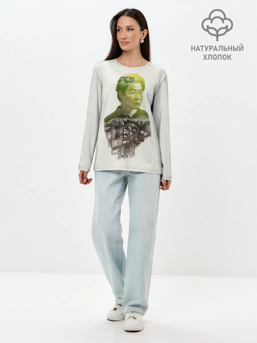 Лонгслив женский. Хлопок / Паразиты Фильм Parasite