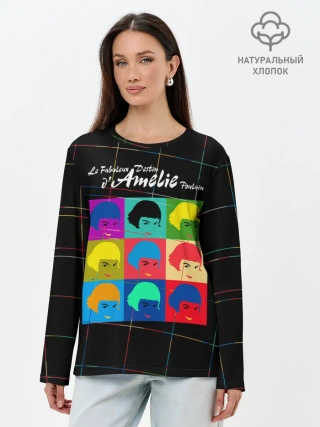 Лонгслив женский. Хлопок / Амели Пулен