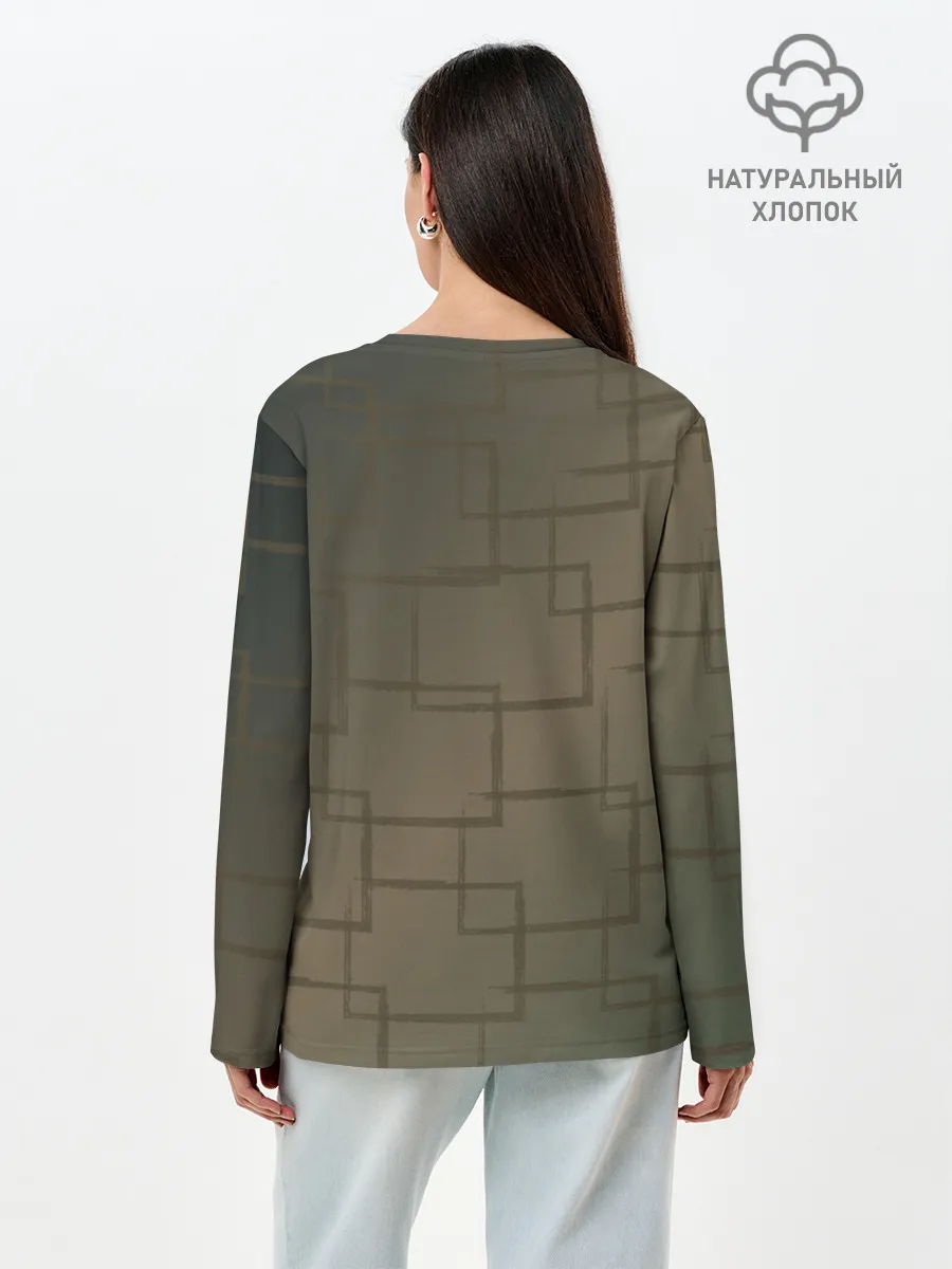 Лонгслив женский. Хлопок / Амели. Малина