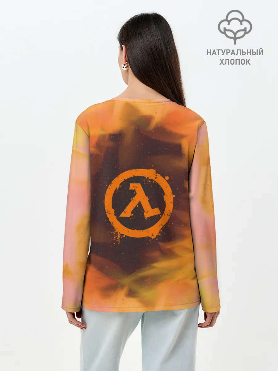 Лонгслив женский. Хлопок / FREEMAN | GMAN | HALF-LIFE