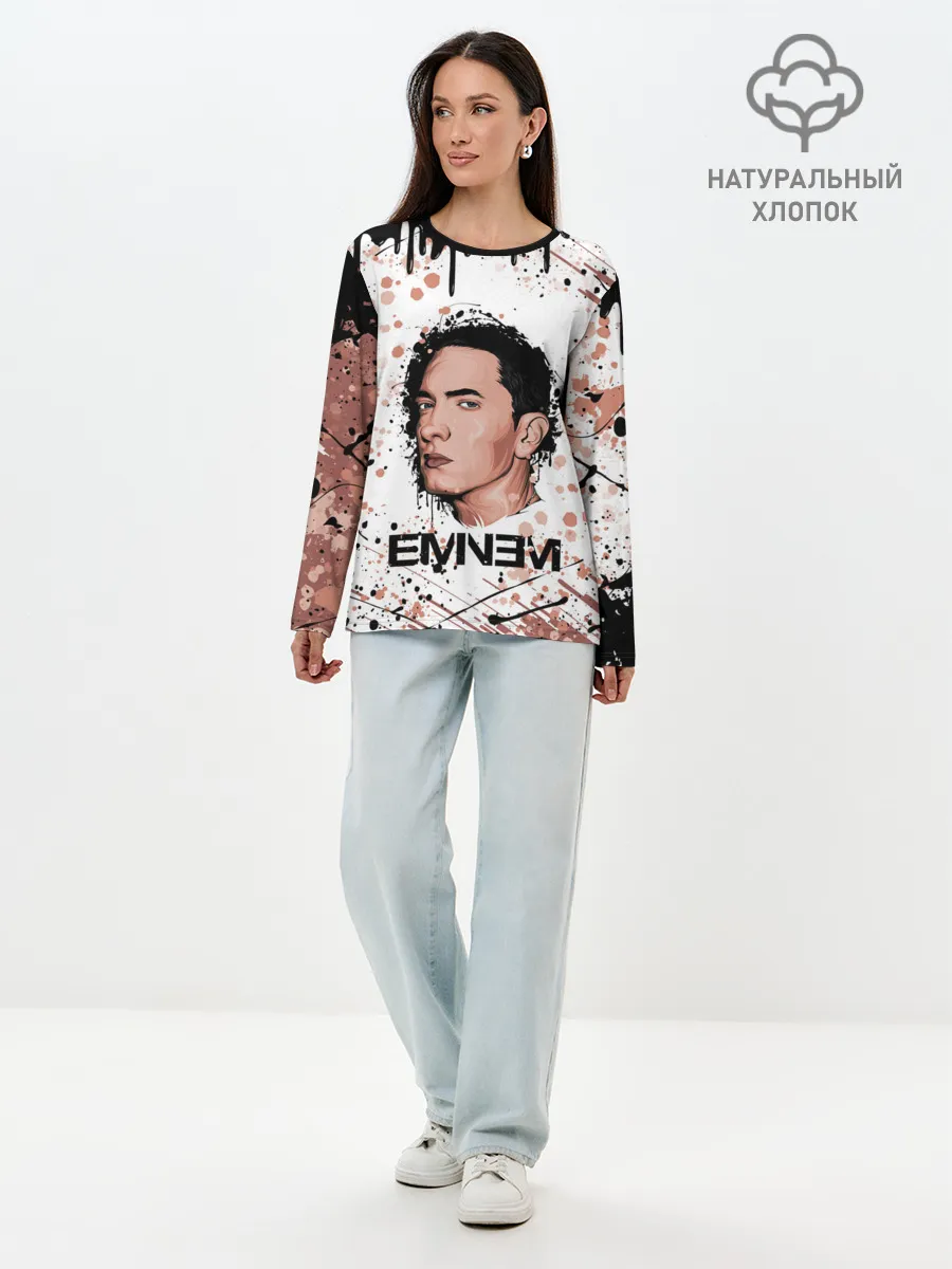 Лонгслив женский. Хлопок / EMINEM | ЭМИНЕМ