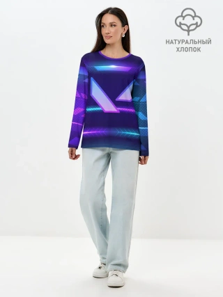 Лонгслив женский. Хлопок / Valorant