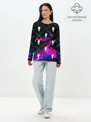 Лонгслив женский. Хлопок / BILLIE EILISH