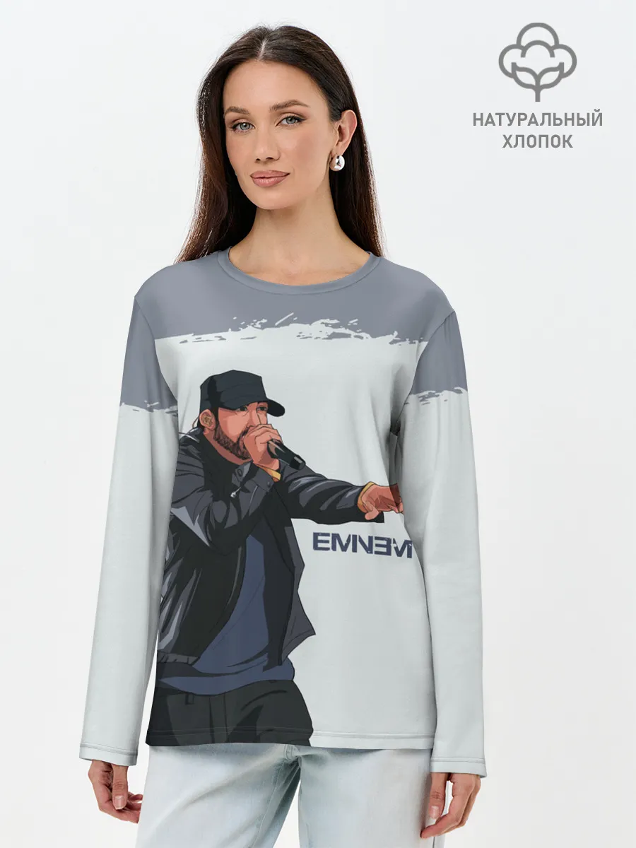 Лонгслив женский. Хлопок / EMINEM | ЭМИНЕМ
