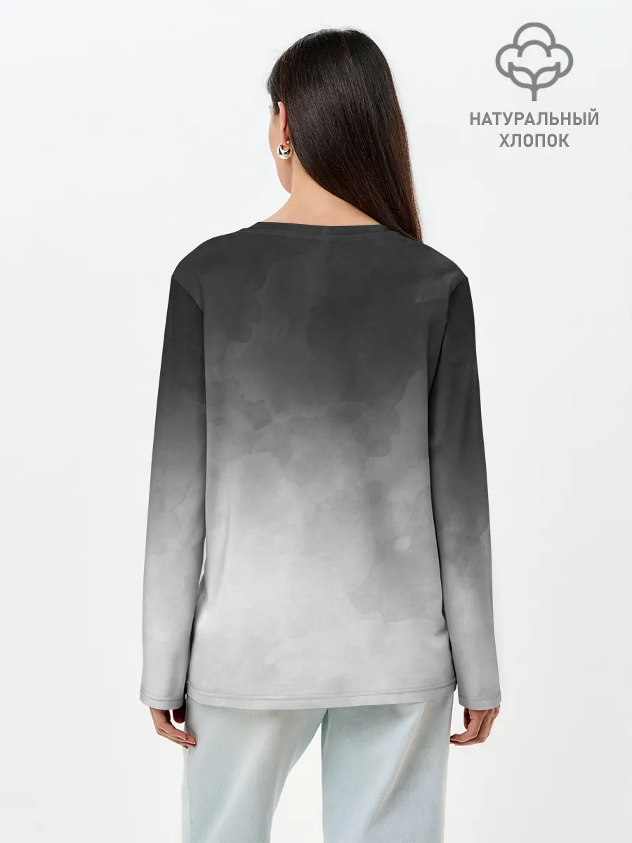 Лонгслив женский. Хлопок / Котаро Бокуто / Bokuto Kotaro