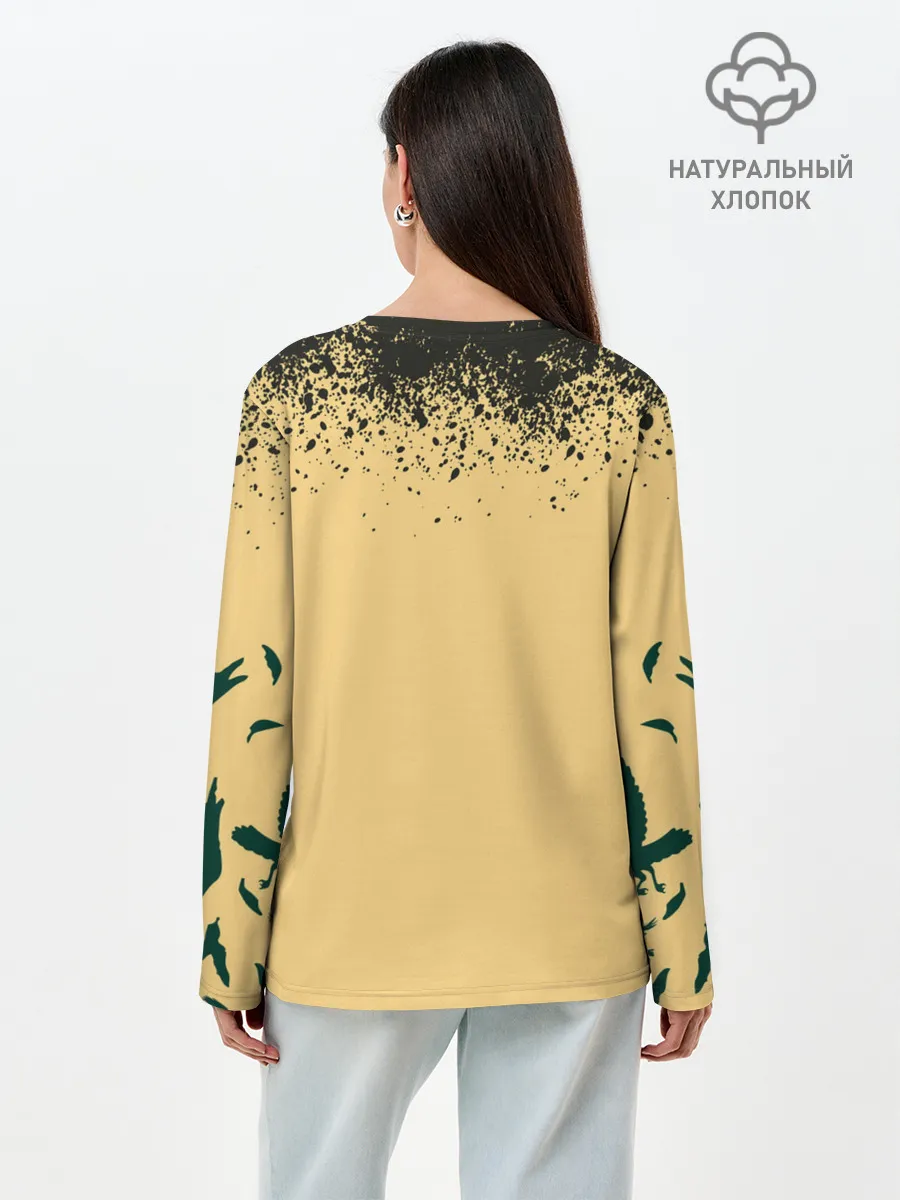 Лонгслив женский. Хлопок / Джаред Лето | Jared Leto