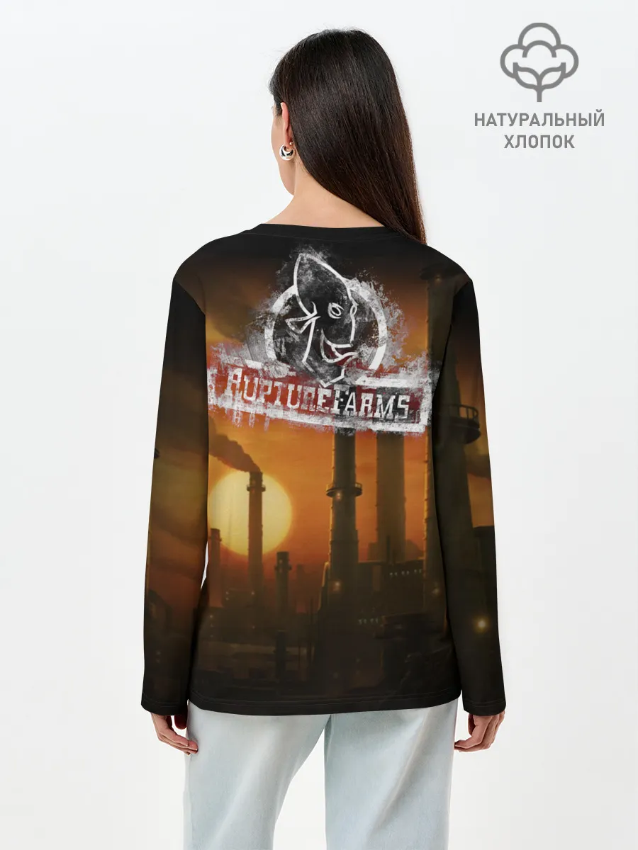 Лонгслив женский. Хлопок / Oddworld