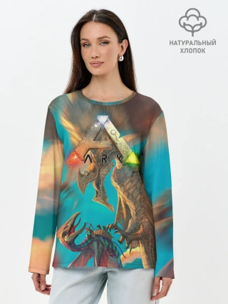 Лонгслив женский. Хлопок / Ark Survival | АРК СУРВИВАЛ