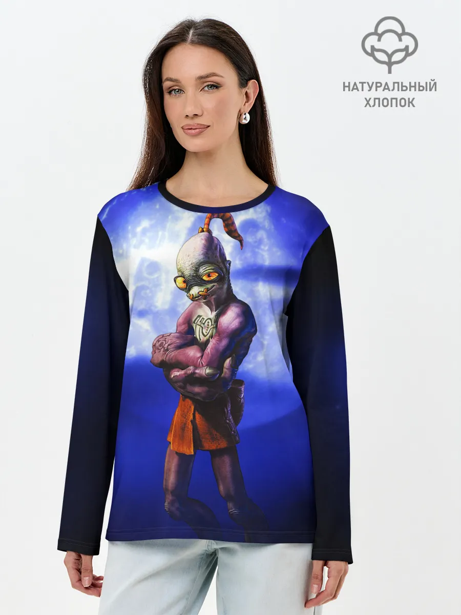 Лонгслив женский. Хлопок / Abe