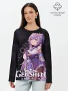 Лонгслив женский. Хлопок / Кэ Цин Genshin Impact