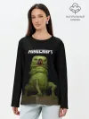 Лонгслив женский. Хлопок / МОБ | МАЙНКРАФТ