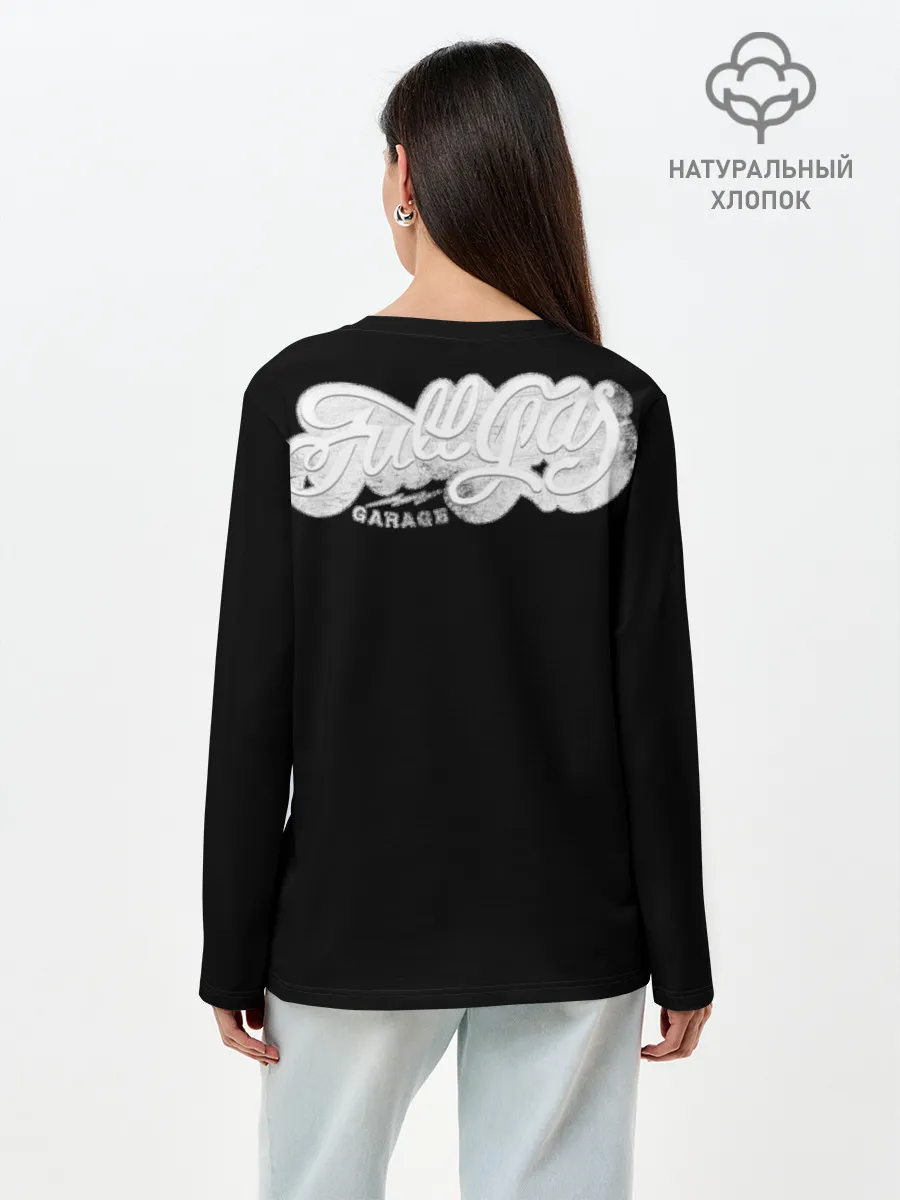 Лонгслив женский. Хлопок / Gas Garage