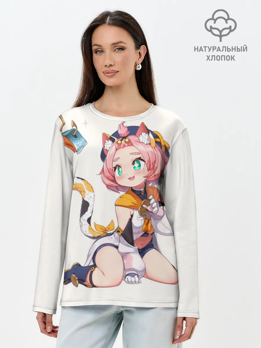 Лонгслив женский. Хлопок / Diona Katzlein Cocktail