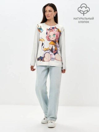 Лонгслив женский. Хлопок / Diona Katzlein Cocktail