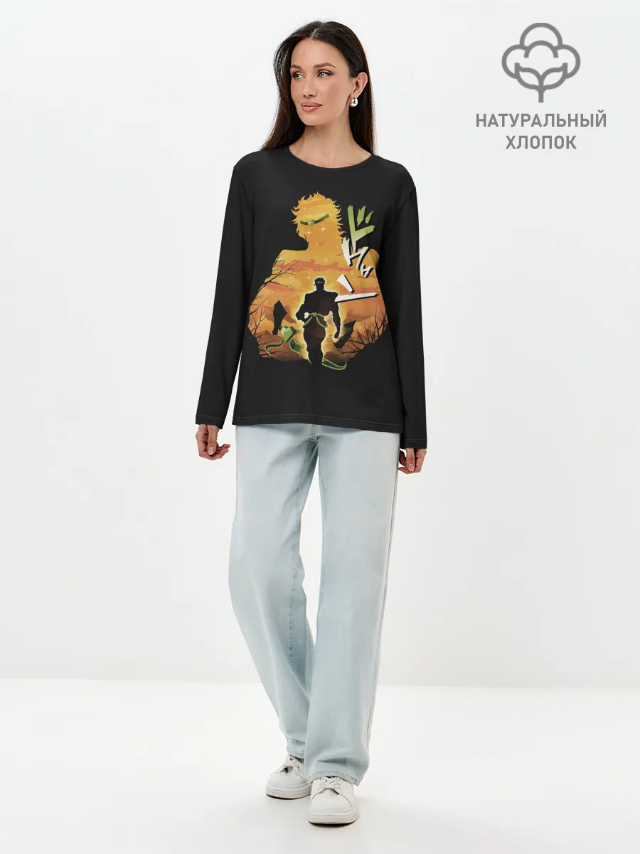 Лонгслив женский. Хлопок / Дио Брандо