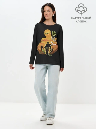 Лонгслив женский. Хлопок / Дио Брандо