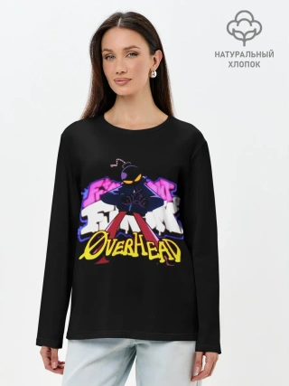 Лонгслив женский. Хлопок / FNF WHITTY