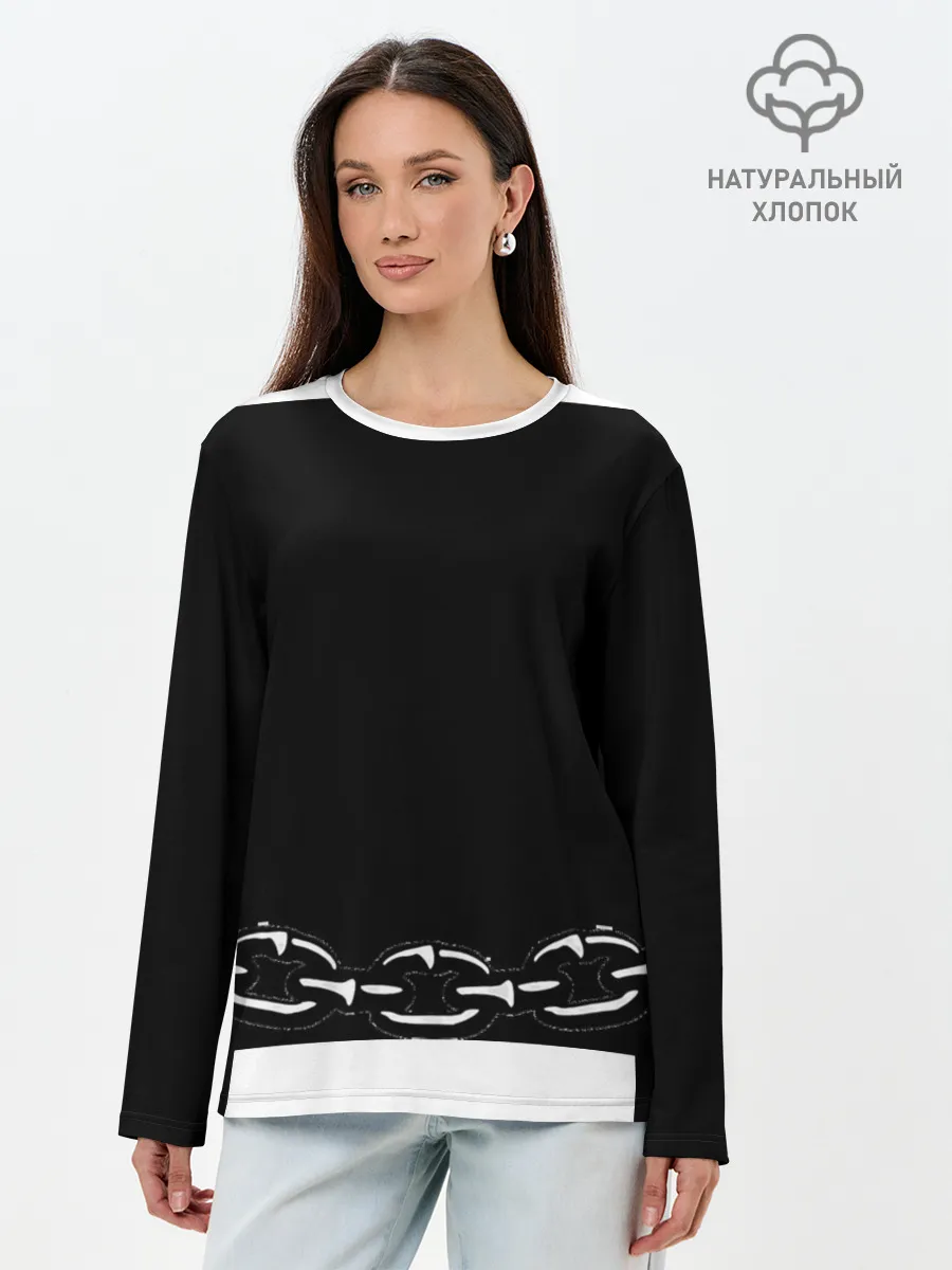 Лонгслив женский. Хлопок / Eagle