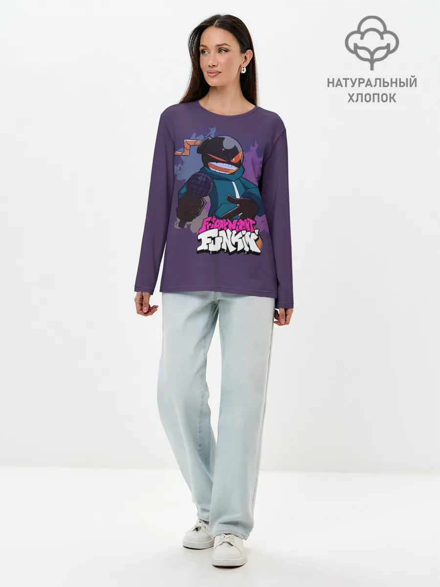 Лонгслив женский. Хлопок / Friday Night Funkin УИТТИ