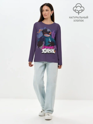 Лонгслив женский. Хлопок / Friday Night Funkin УИТТИ