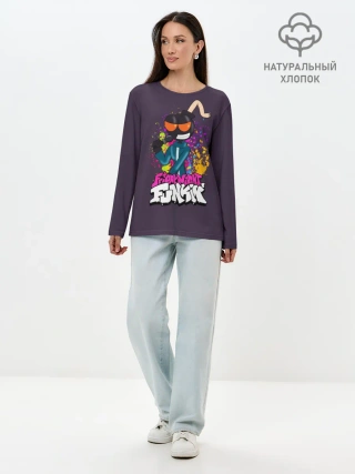 Лонгслив женский. Хлопок / WHITTY | УИТТИ FNF