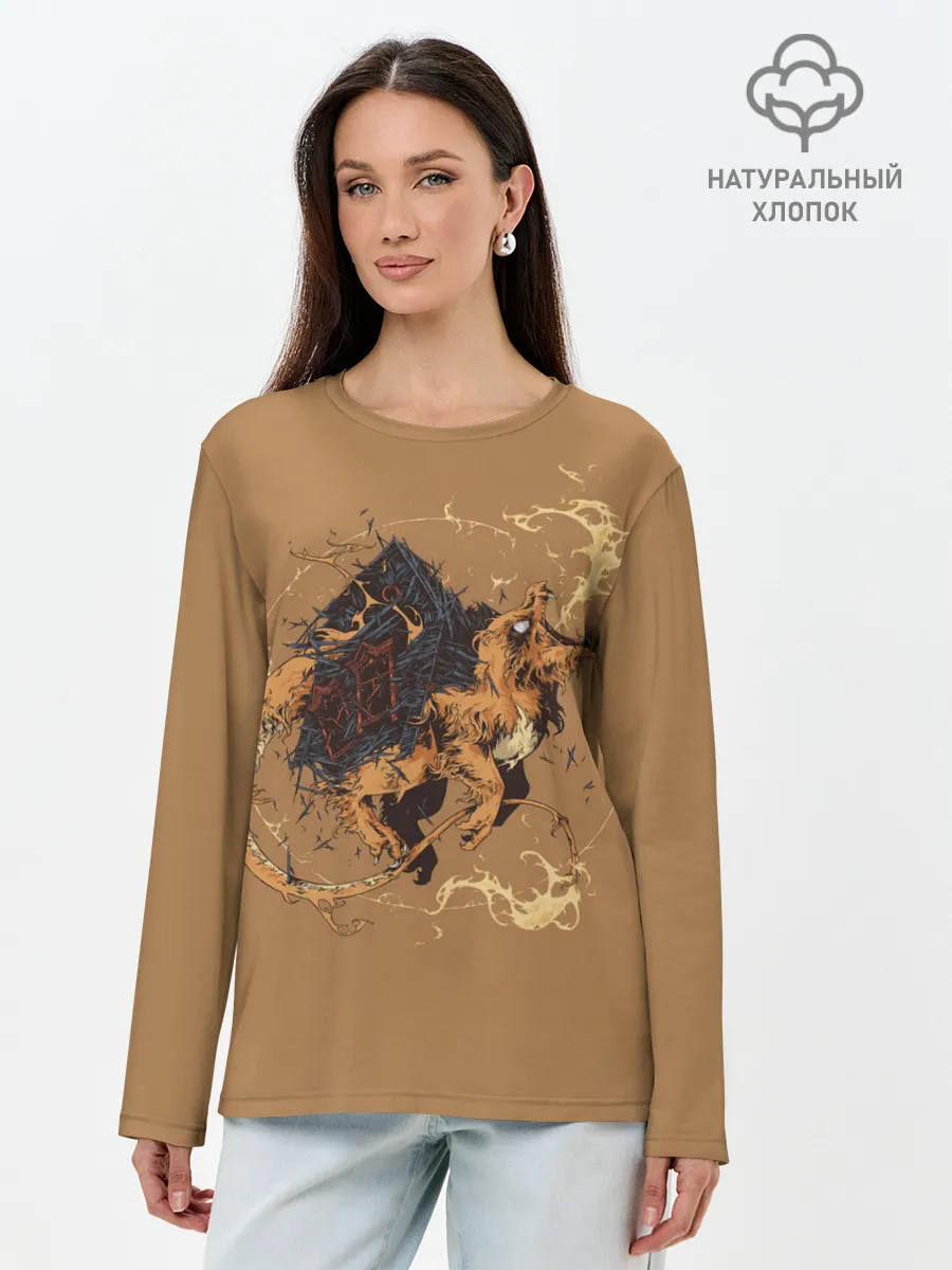 Лонгслив женский. Хлопок / Дом Чермандера