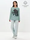 Лонгслив женский. Хлопок / Домик Сквиртла