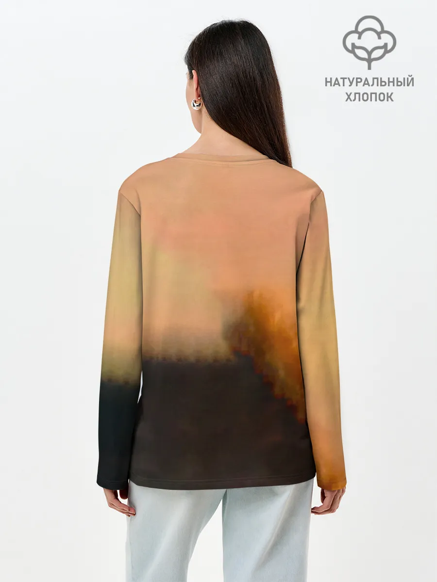 Лонгслив женский. Хлопок / Агата Кристи OPIUM