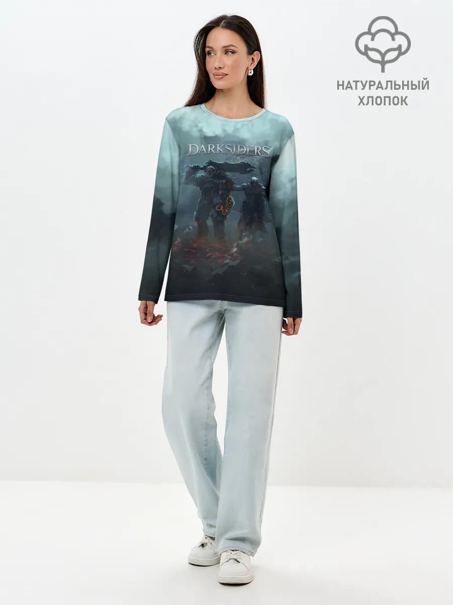 Лонгслив женский. Хлопок / Darksiders | Гнев Войны