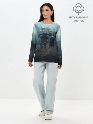 Лонгслив женский. Хлопок / Darksiders | Гнев Войны