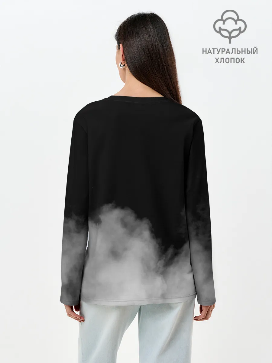 Лонгслив женский. Хлопок / Агата Кристи группа