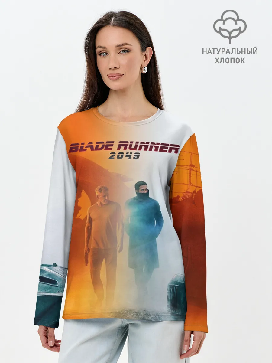 Лонгслив женский. Хлопок / Рик Декард и Кей BR2049