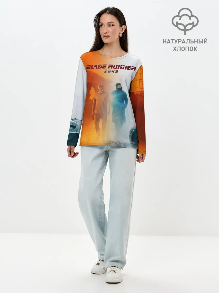 Лонгслив женский. Хлопок / Рик Декард и Кей BR2049