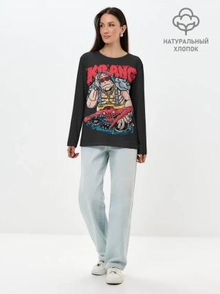 Лонгслив женский. Хлопок / Dj Krang