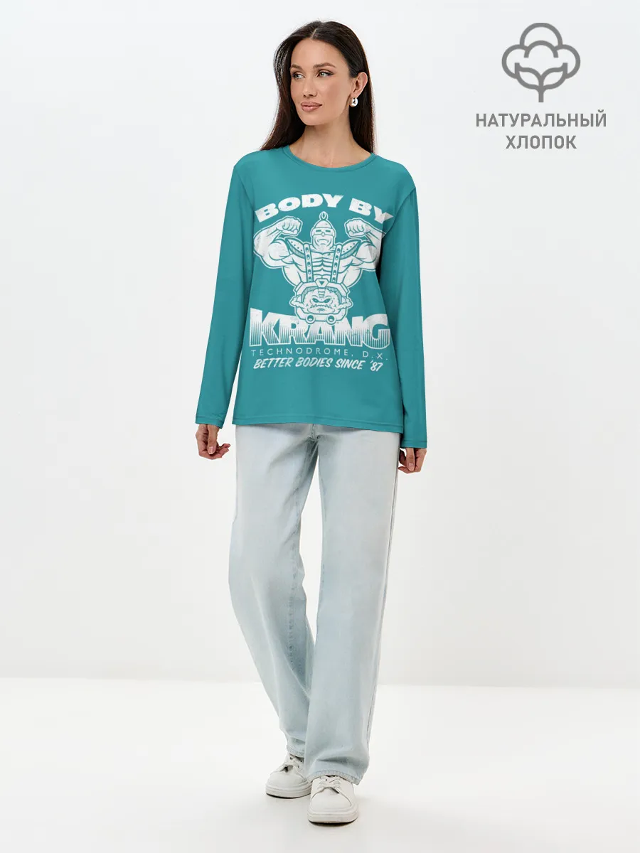 Лонгслив женский. Хлопок / Тело от Кренга